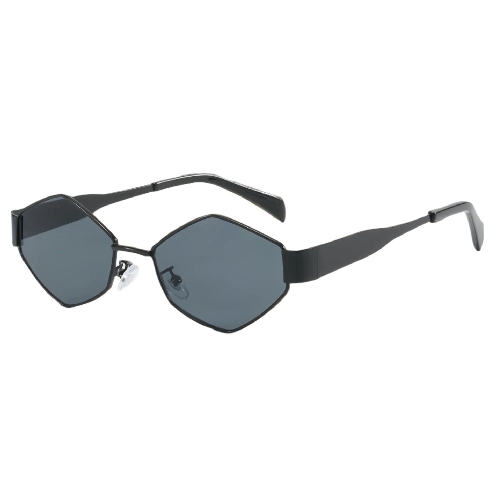 Chic Geometric Sunglasses Women's Fashion Metal Frame Sun Glasses Men Vintage Non - Mirrored Lenses Optical Gafas UV400 - Drowning In Summer