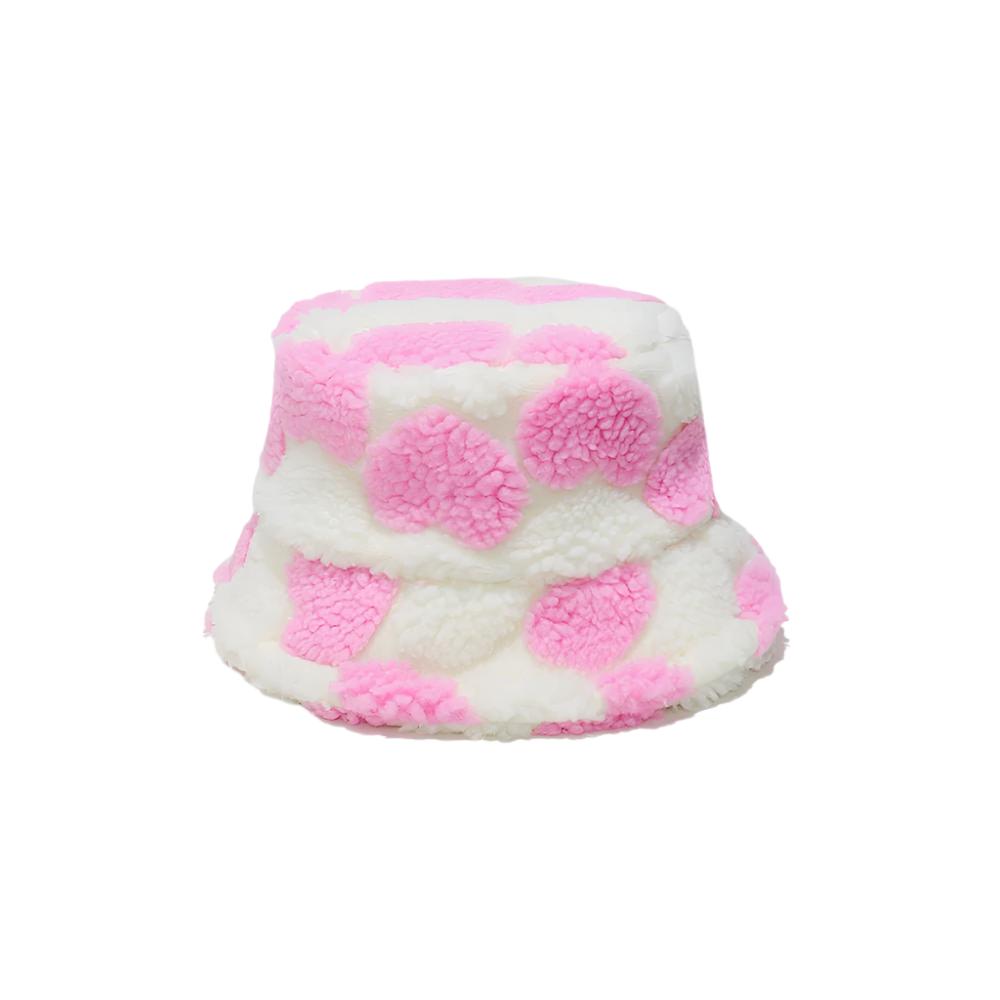 Contrast Heart Bucket Hat - Drowning In Summer