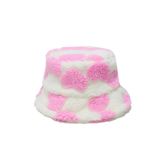 Contrast Heart Bucket Hat - Drowning In Summer