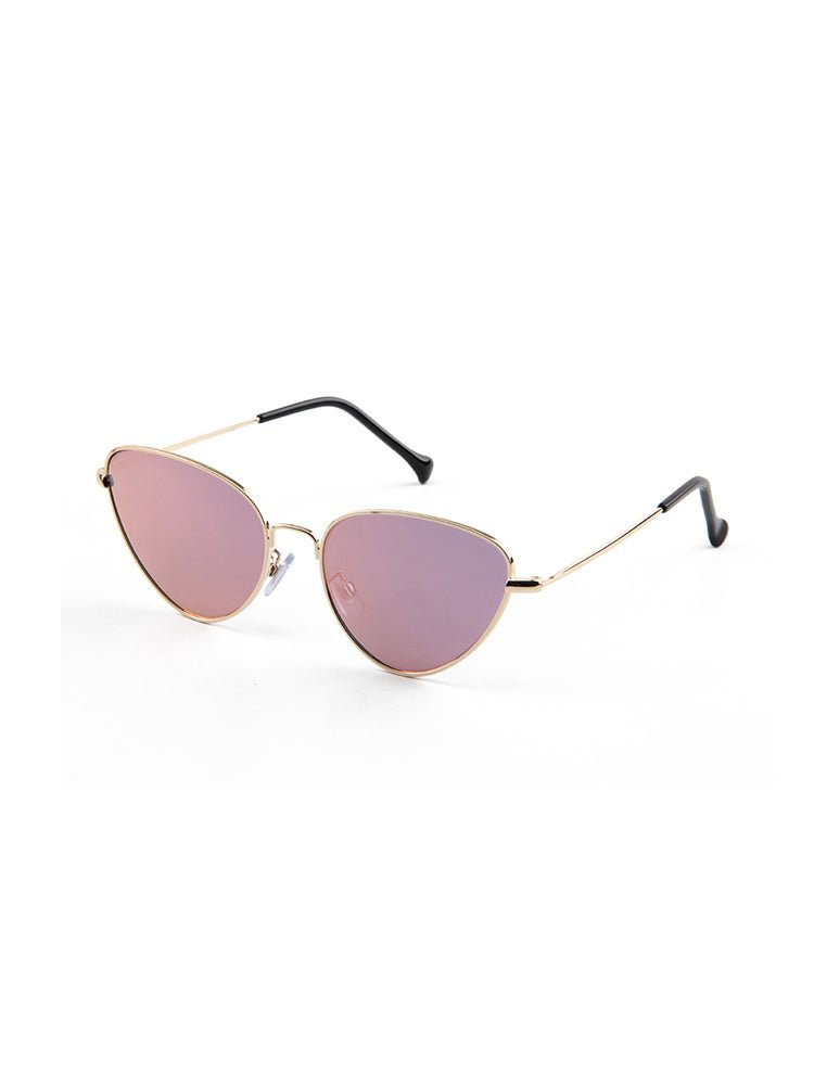 Fashion Sunglasses - Catania - Gold - Purple - Drowning In Summer