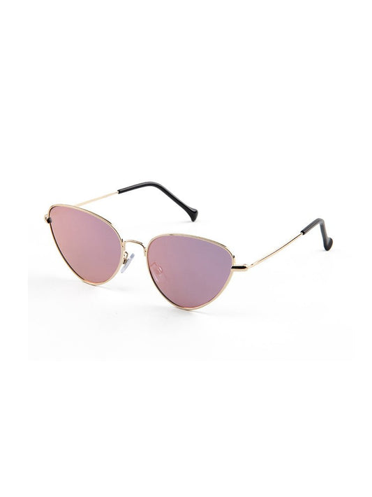 Fashion Sunglasses - Catania - Gold - Purple - Drowning In Summer