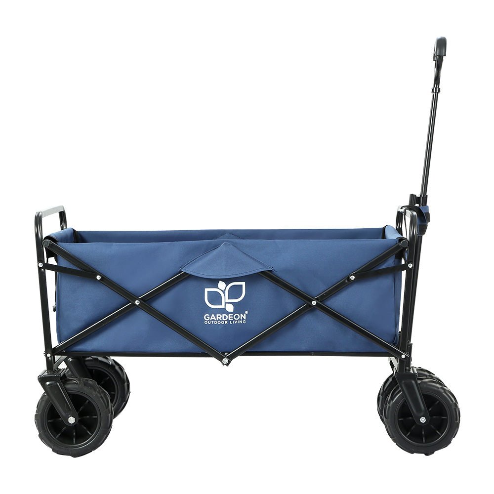 Gardeon Garden Cart Folding 120kg Trolley Camping Wagon Barrow Outdoor Beach - Drowning In Summer