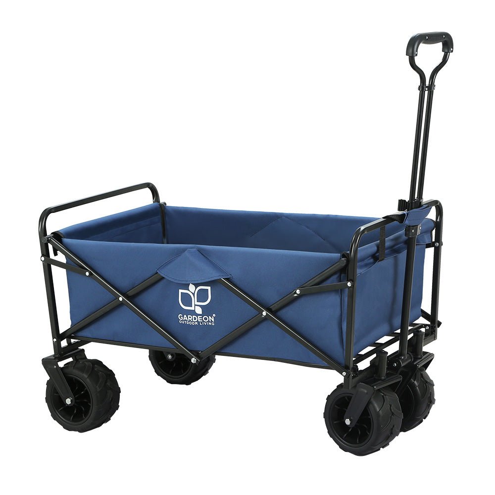 Gardeon Garden Cart Folding 120kg Trolley Camping Wagon Barrow Outdoor Beach - Drowning In Summer