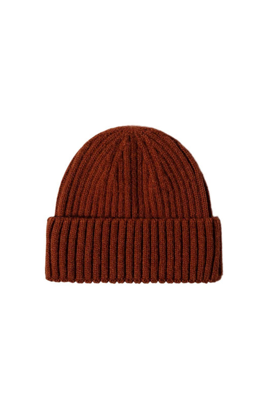 Mulberry Sangria Ribbed Beanie - Drowning In Summer