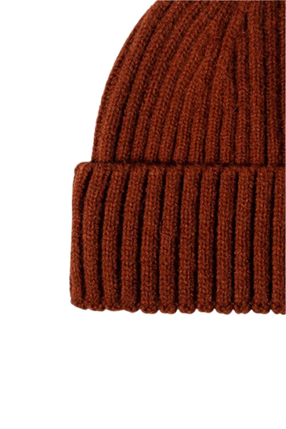 Mulberry Sangria Ribbed Beanie - Drowning In Summer