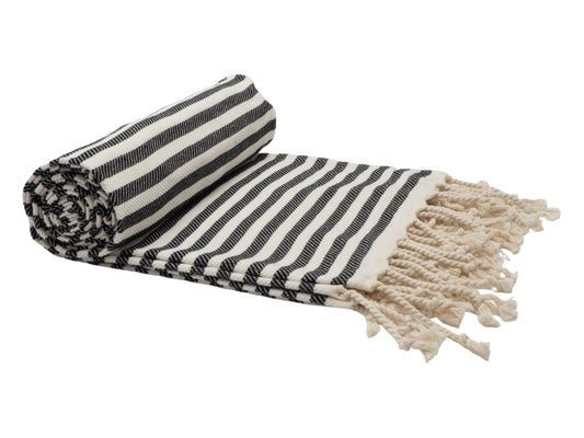 PORTSEA TURKISH COTTON TOWEL - MIDNIGHT - Drowning In Summer