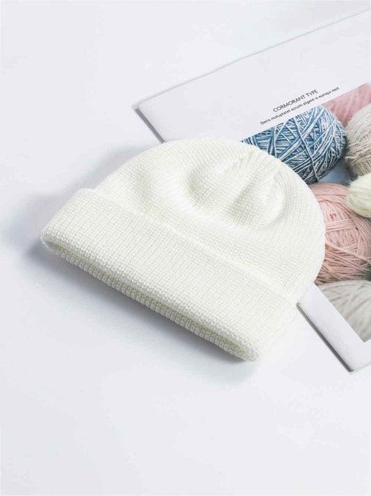Snowdrop Lily Rib - Knit Cuff Beanie - Drowning In Summer