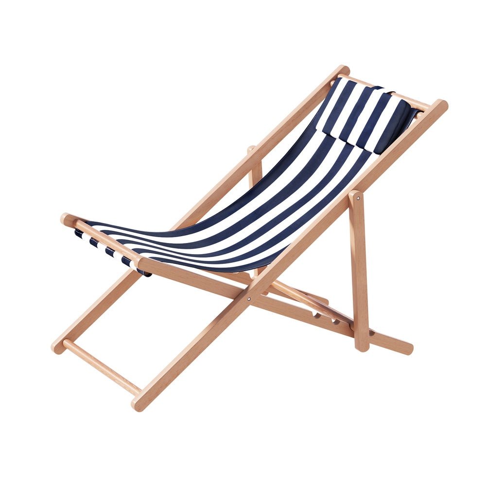 Tidal Lines Sun Lounger - Drowning In Summer